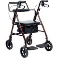 Dynarex Dynarex DynaGo Duo Transport Rollator, Black 10208